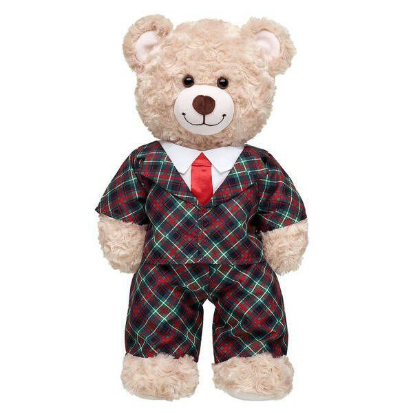 Build A Bear Plaid Holiday Suit Outfits | CEPXZ4683