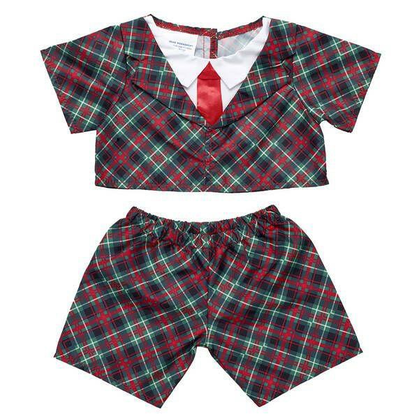 Build A Bear Plaid Holiday Suit Outfits | CEPXZ4683