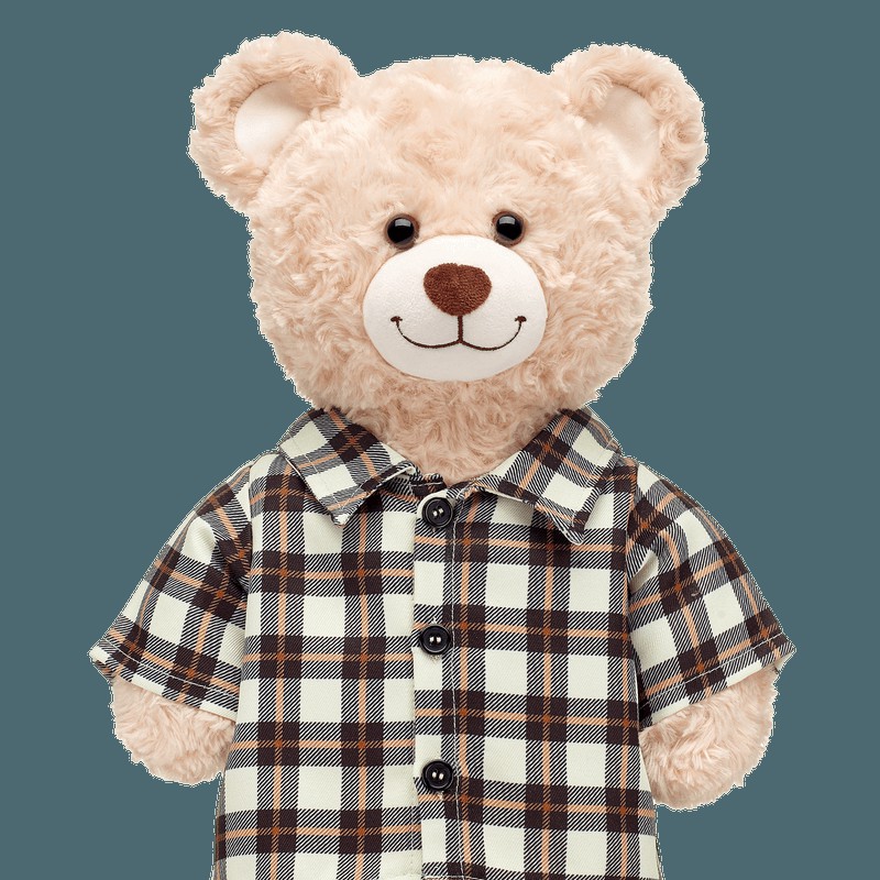 Build A Bear Plaid Shacket Tees | AMRUN3475