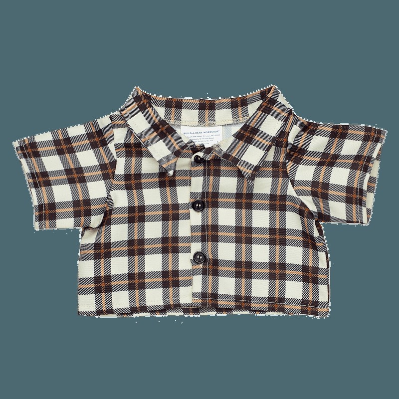 Build A Bear Plaid Shacket Tees | AMRUN3475