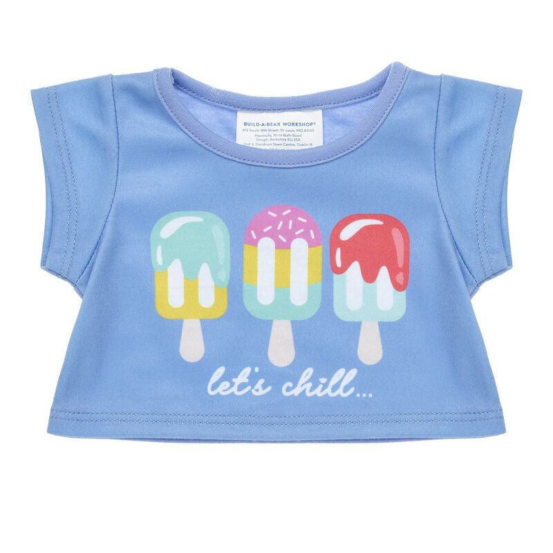 Build A Bear Popsicle T-Shirt Summer Fun | NHRCS2968