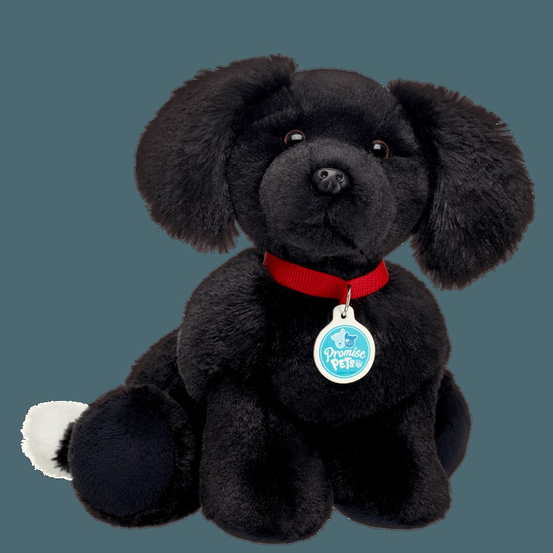 Build A Bear Promise Pets Black and White Dog Promise Pets | OXKFR6175