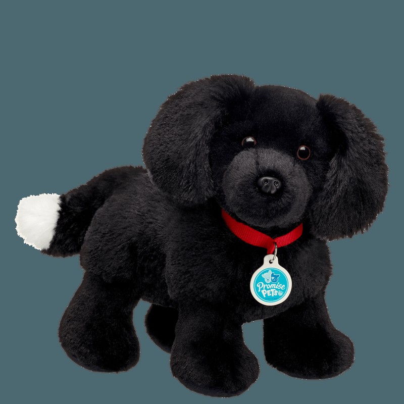 Build A Bear Promise Pets Black and White Dog Promise Pets | OXKFR6175