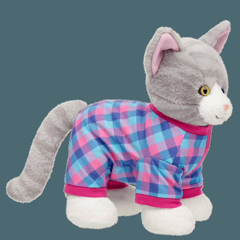 Build A Bear Promise Pets Pink Plaid Sleeper Pyjama's & Underwear | GSLKX5360