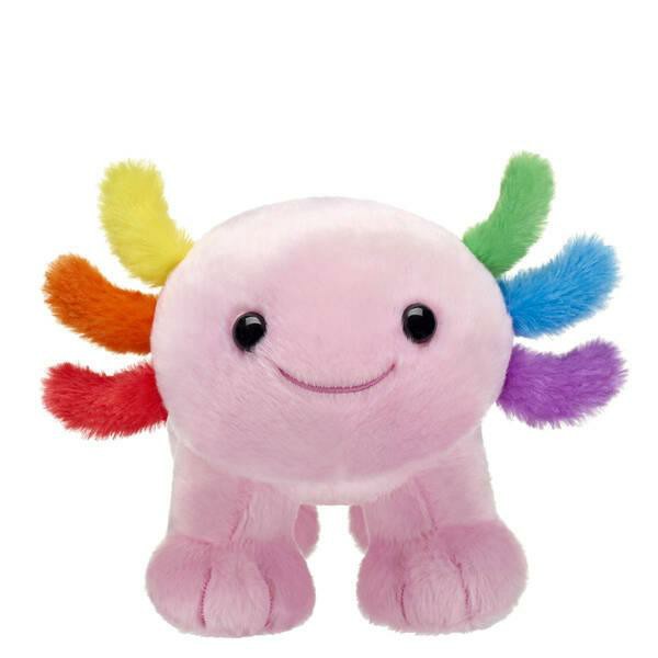 Build A Bear Rainbow Axolotl Axolotl | QBTLW5940