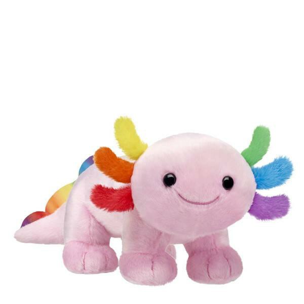 Build A Bear Rainbow Axolotl Axolotl | QBTLW5940