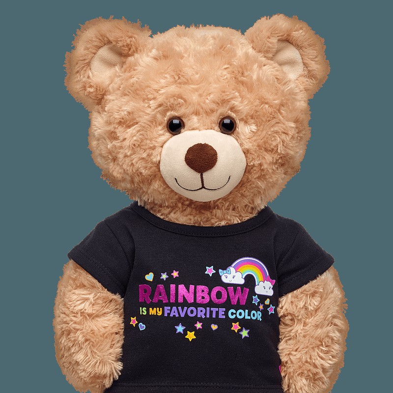 Build A Bear Rainbow Is My Favourite Colour T-Shirt Tees | EBQTX0451