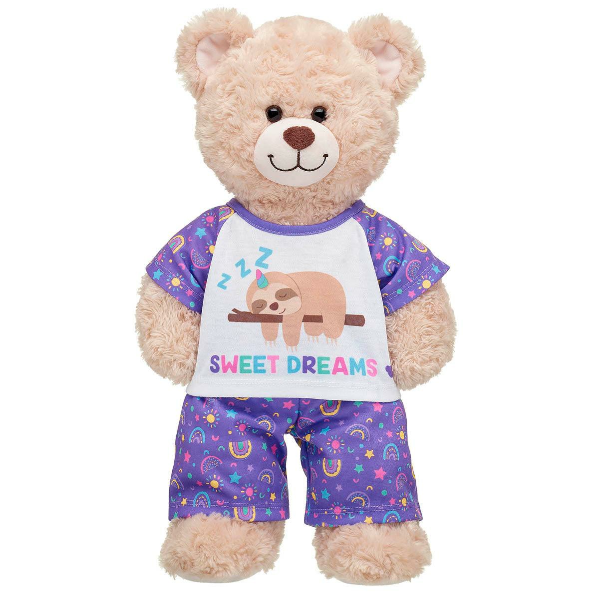 Build A Bear Rainbow Sloth Pyjama Set Pyjama's & Underwear | YOQTE9764