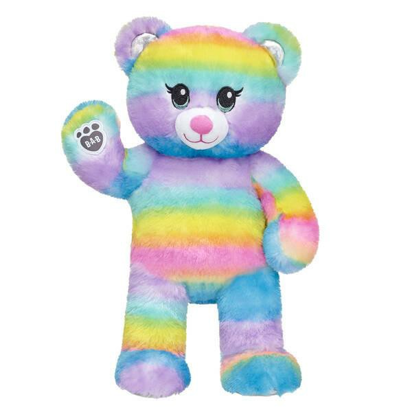 Build A Bear Rainbow Sparkle Bear Rainbow Friends | XQOBP2093