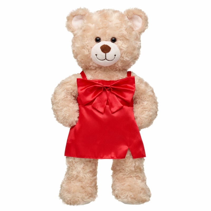 Build A Bear Red Bow Dress Dresses | OYCZH7125