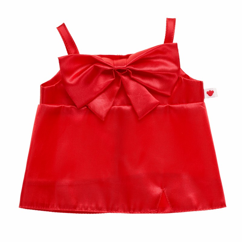 Build A Bear Red Bow Dress Dresses | OYCZH7125