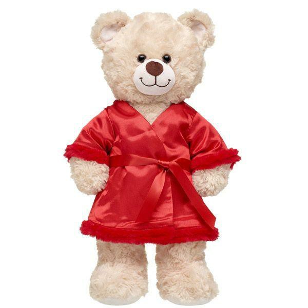 Build A Bear Red Fuzzy Robe Outfits | ZLKQP1683