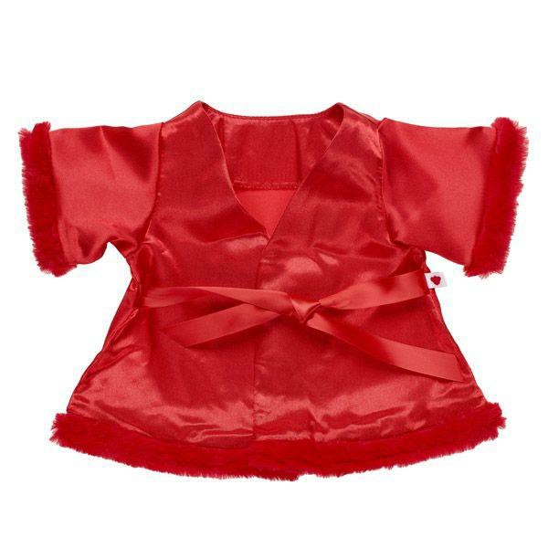 Build A Bear Red Fuzzy Robe Outfits | ZLKQP1683