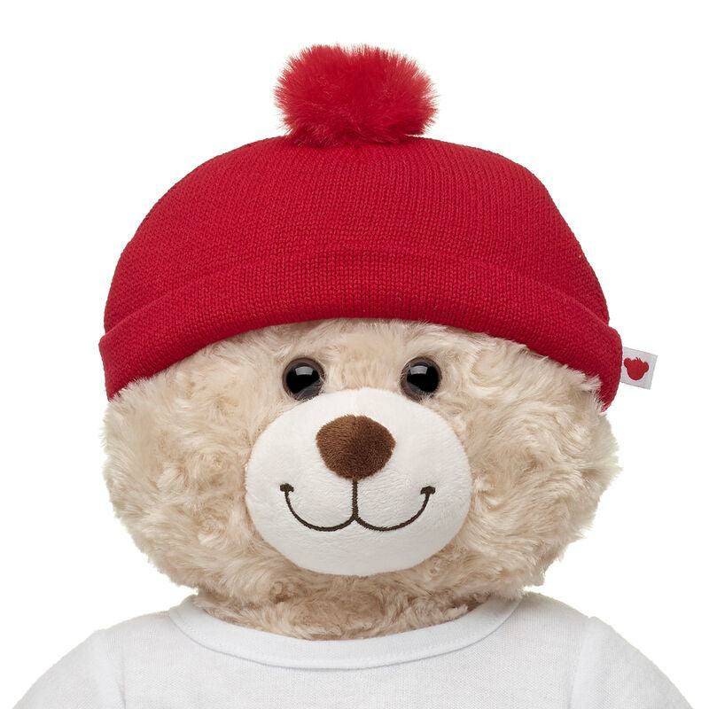 Build A Bear Red Pom Beanie Hats & Headwear | GKPDZ7658