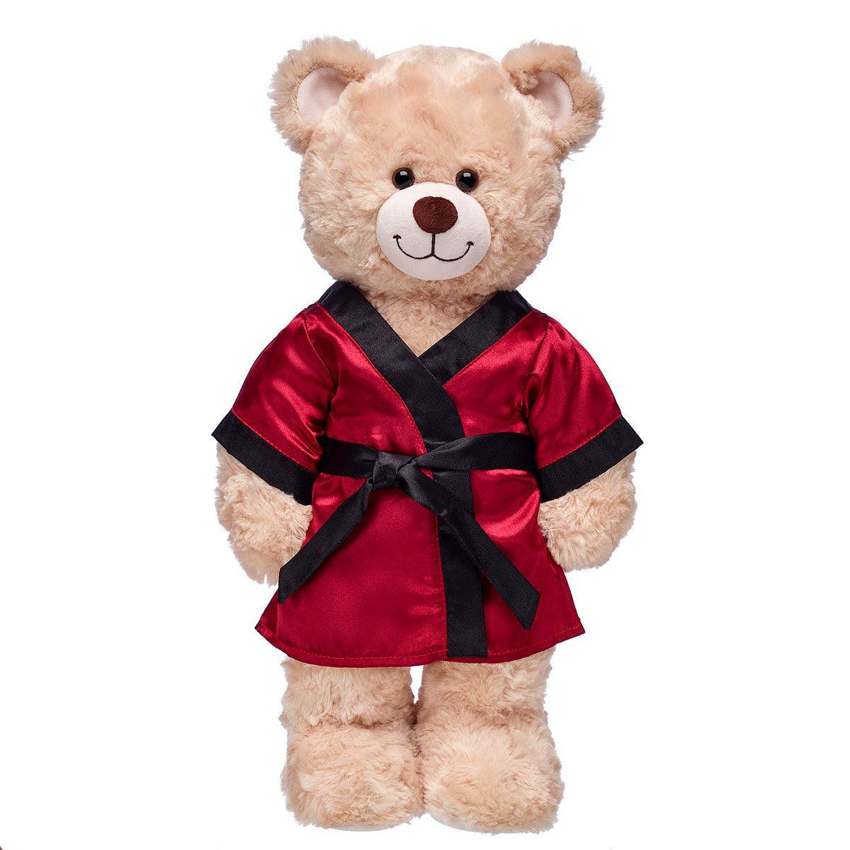 Build A Bear Red Satin Robe Valentines Day | FKVOB8137