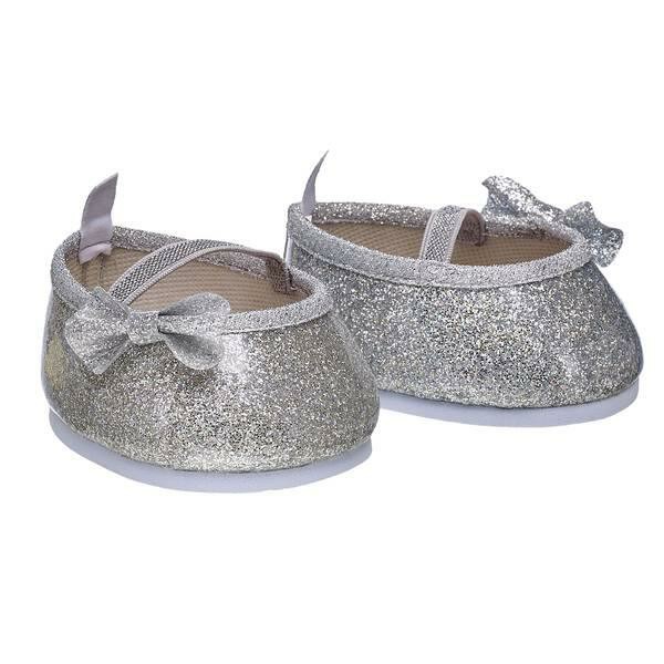 Build A Bear Silver Sparkle Bow Flats Wedding Gifts | IFNUY2548