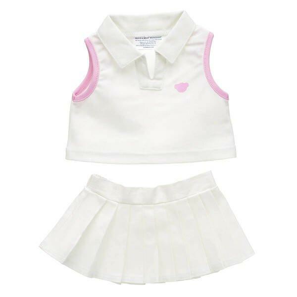 Build A Bear Tennis Skirt Set Outfits | CZSDV5906